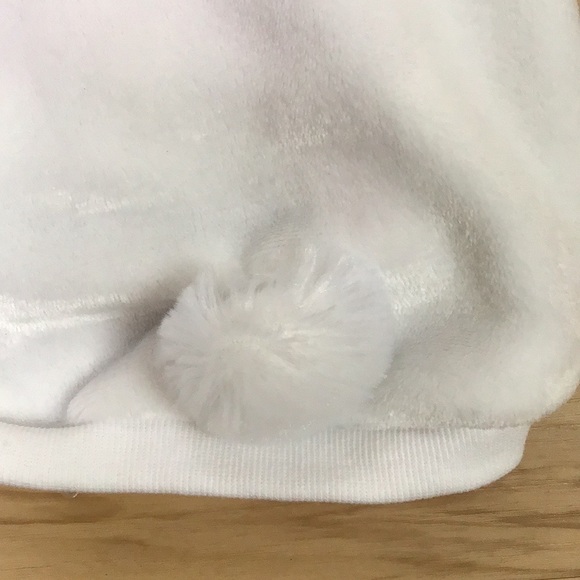 White Bunny Rabbit Pink Ears Medium Pet Plush Costume Outfit NWT - Picture 8 of 8